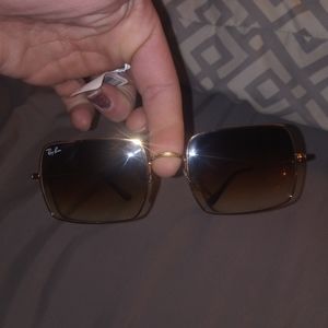 Ray Ban Sunglasses rectangle lenses